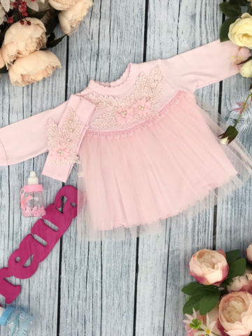 Купить оптом 160-ДР. Платье с повязкой на голову,хлопок 100 % интерлок 74,80,86 в Брянске