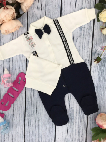 Купить оптом 207. Комбинезон ясельный с шапкой,100% хлопок интерлок в Брянске