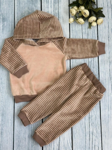 Купить оптом 117. Костюм ясельный, 80% хлопок, 20% ПЭ 80-86-92 в Брянске